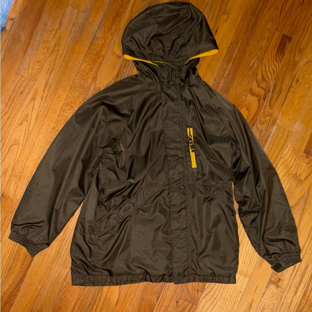 Gap Hooded Jacket with Yellow Accents